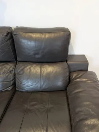 Sofá Relax Reclinable de 2 Plazas - Marrón