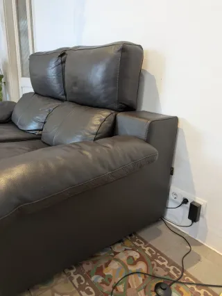 Sofá Relax Reclinable de 2 Plazas - Marrón