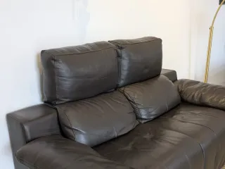 Sofá Relax Reclinable de 2 Plazas - Marrón