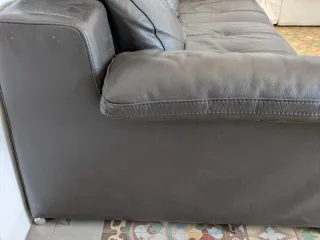 Sofá Relax Reclinable de 2 Plazas - Marrón