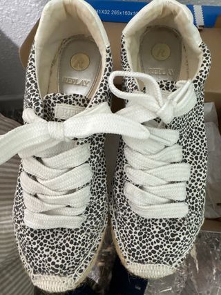 Bambas  Espadrilles con estampado de leopardo