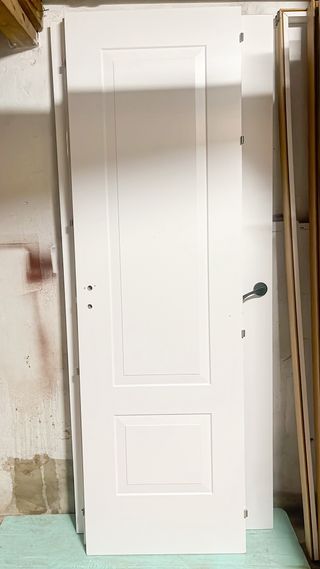 Puerta lacada blanca 62 izq.