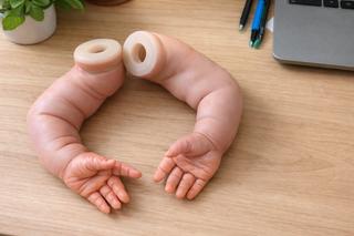 Muñeco bebé reborn artesanal