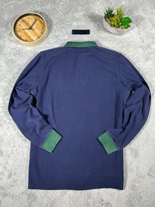 Polo Ralph Lauren Uomo Blu Maniche Lunghe