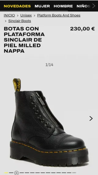 Botas Dr. Martens Negras