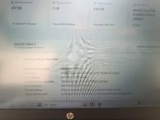 Portátil HP Pavilion 14-ce3003ns argento e bianco