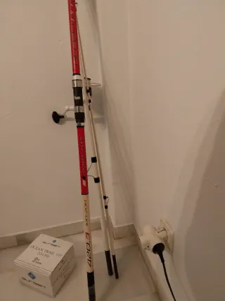 Caña de pescar Sunset + carrete