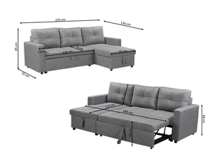 OFERTA - HERMOSO SOFÁ CAMA CON ARCÓN