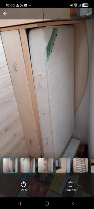 Cama nido 90x190 con colchón