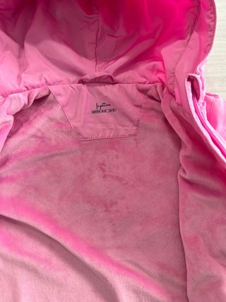 Giubbotto rosa impermeabile antivento