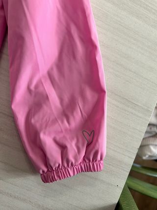 Giubbotto rosa impermeabile antivento