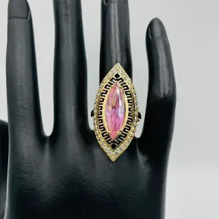 LANZADERA GRANDE GRECA PIEDRA ROSA.