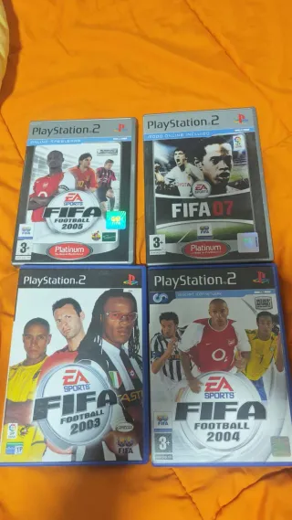 Lote 8 Juegos PS2: FIFA, Pro Evolution, TIF...