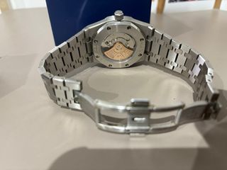 Orologio di lusso al quarzo blu e argento