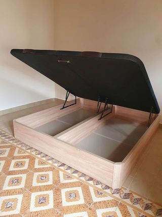 Canapé abatible madera reforzado / maxima capacida