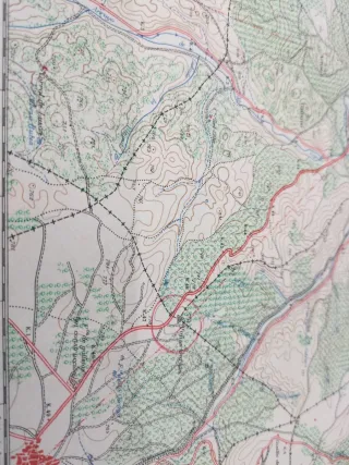 Mapa topográfico Arganda 1966