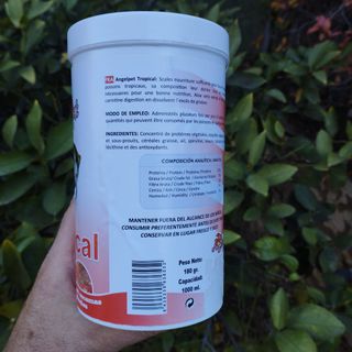 tarro escamas ACUARIO tropical 1 litro pecera