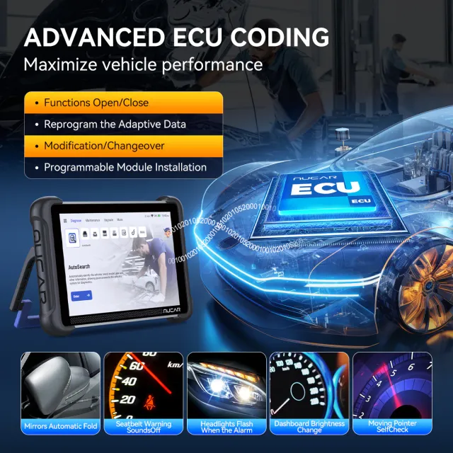 Escáner diagnóstico coche MUCAR 892BT PRO