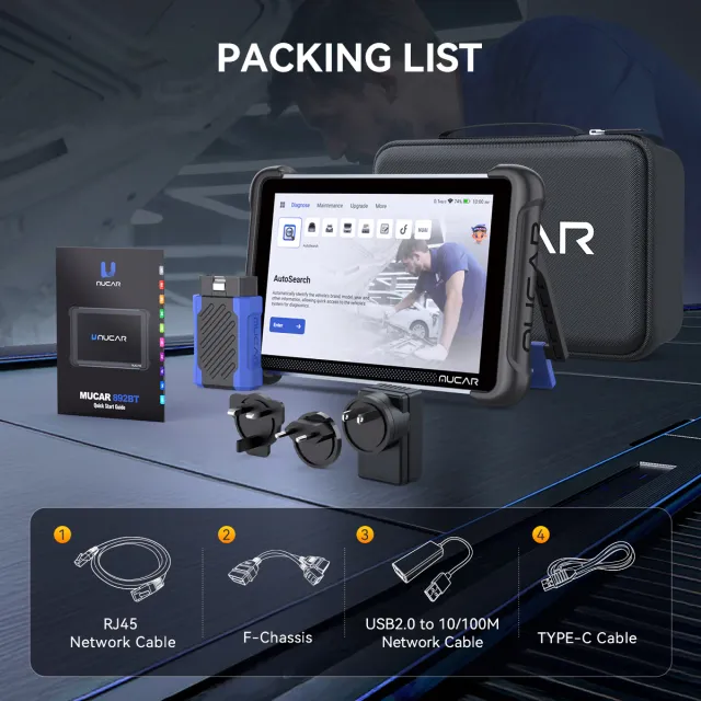 Escáner diagnóstico coche MUCAR 892BT PRO