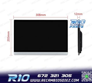 PANTALLA REPOSACABEZAS MULTIMEDIA DE 13,3 "