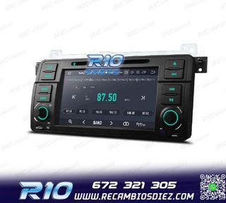 RADIO GPS ANDROID 14 BMW E46 4GB RAM 64GB ROM DVD