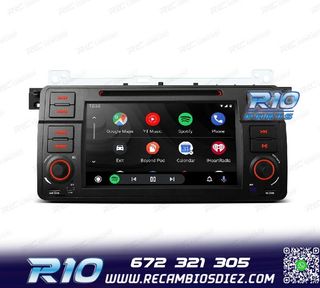 RADIO GPS ANDROID 14 BMW E46 4GB RAM 64GB ROM DVD
