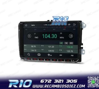RADIO GPS ANDROID 14 PARA VOLKSWAGEN VW SKODA SEAT