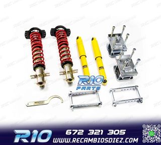 KIT SUSPENSION ROSCADA EIBACH MTS + COPELAS REGULABLES VOLKS