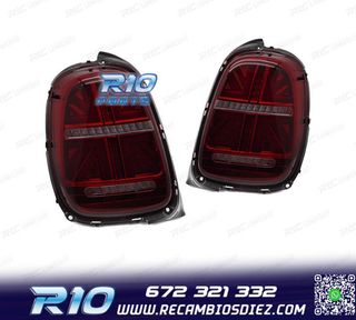 PILOTOS LED MINI COOPER F55 F56 F57 14-17 ROJO AHUMADO