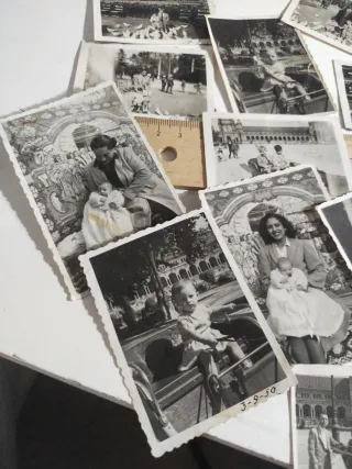 Lote Fotos Antiguas Parque María Luisa años 50