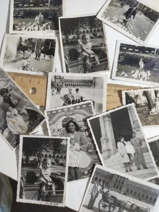 Lote Fotos Antiguas Parque María Luisa años 50