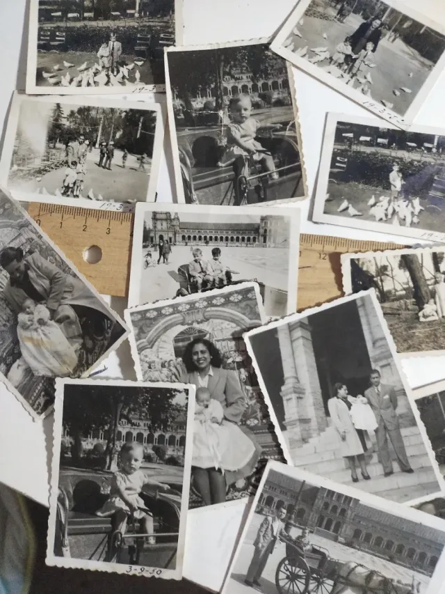 Lote Fotos Antiguas Parque María Luisa años 50