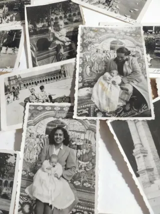 Lote Fotos Antiguas Parque María Luisa años 50