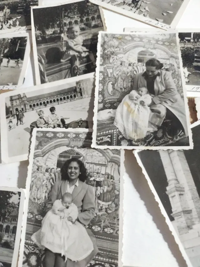 Lote Fotos Antiguas Parque María Luisa años 50