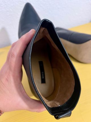 Botines Mango Negros Talla 40