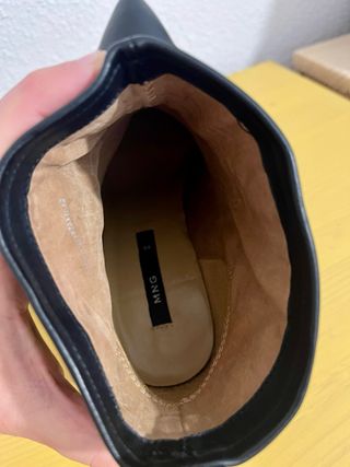 Botines Mango Negros Talla 40