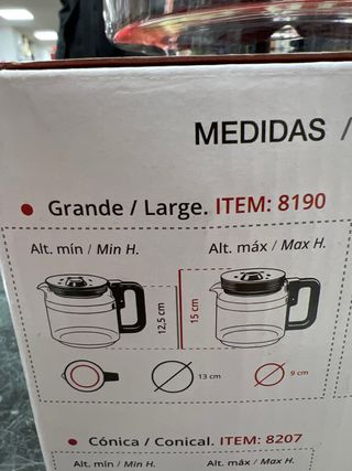 Jarra Cafetera BigBuy Home Goteo S6502847