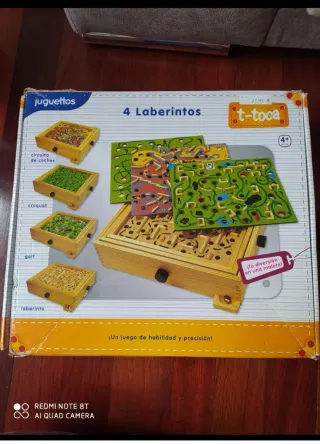 Laberinto de madera educativo