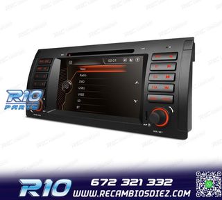 RADIO GPS NAVEGADOR 7" BMW X5 E53 99-06 E39 GPS TACTIL HD