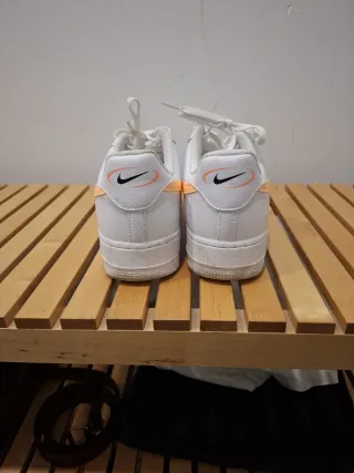 Zapatillas Nike Air Force 1 Naranja/Blanco