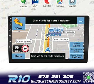 RADIO 9" GPS ANDROID 13 QUAD CORE 64GB ROM