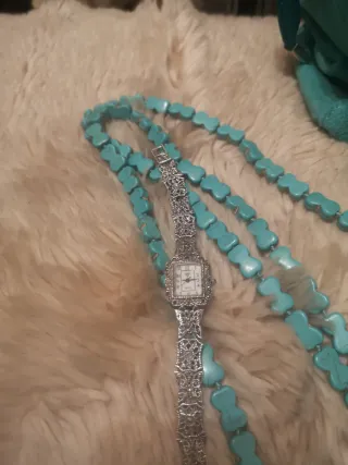 Reloj Quartz Plata 925 VINTAGE UNA JOYA