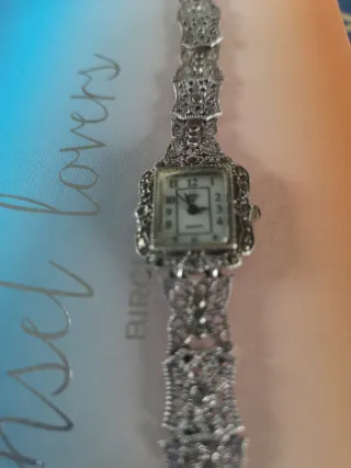 Reloj Quartz De Plata 925 VINTAGE UNA JOYA