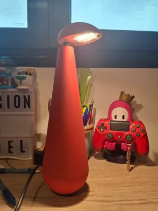 Lámpara Pingüino Retro Roja