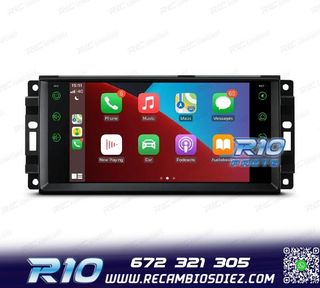 RADIO GPS ANDROID 12 PARA DODGE JEEP CHRYSLER 07-11