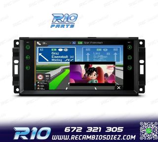 RADIO GPS ANDROID 12 PARA DODGE JEEP CHRYSLER 07-11