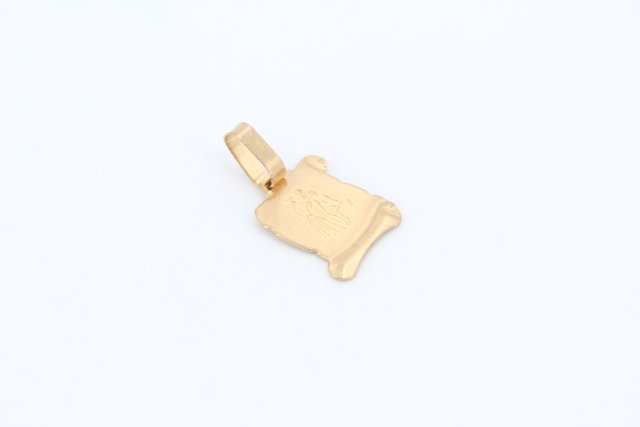 Pergamino Baile oro 18k, 1,32gr. Ref. G-091.