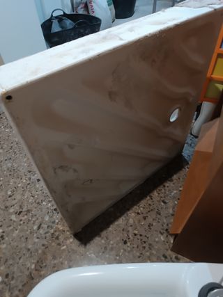 Plato de ducha cerámica blanco