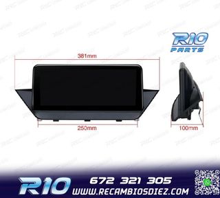 RADIO GPS ANDROID 14 BMW X1 E84 09-15 SIN PANTALLA DE SERIE