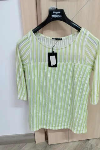 T-shirt donna maniche a tre quarti